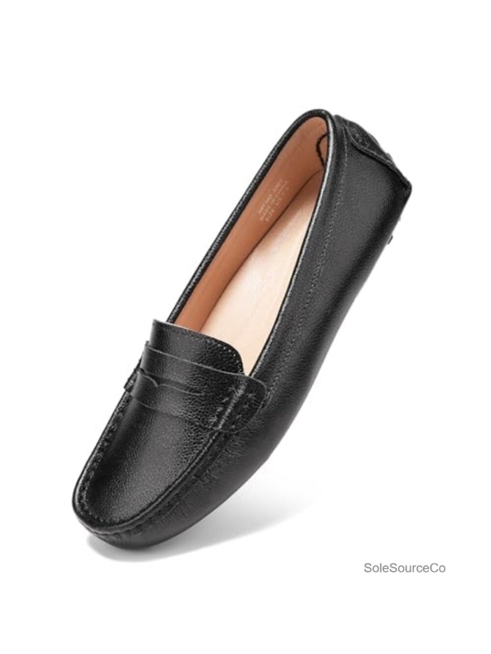 Genuine Leather Penny Loafers Slip On Comfort Casual Work Shoes